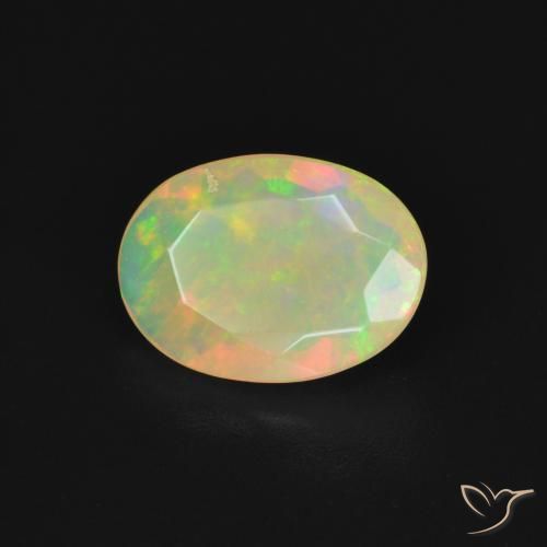 9,17 ctw natürlicher Mehrfarbig Opal, Oval, Lichtdurchlässig