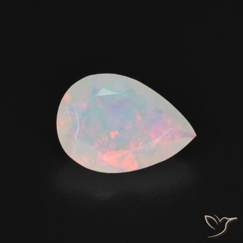 9,17 ctw natürlicher Mehrfarbig Opal, Birnenform, Lichtdurchlässig