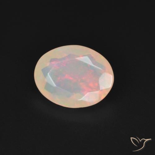 9,17 ctw natürlicher Mehrfarbig Opal, Oval, Transparent