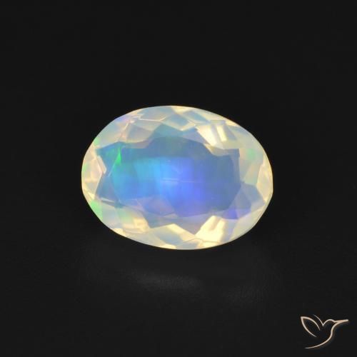 9,17 ctw natürlicher Mehrfarbig Opal, Oval, Transparent