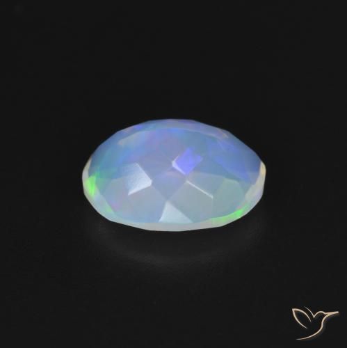 9,17 ctw natürlicher Mehrfarbig Opal, Oval, Transparent