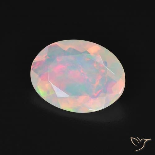 9,17 ctw natürlicher Mehrfarbig Opal, Oval, Transparent