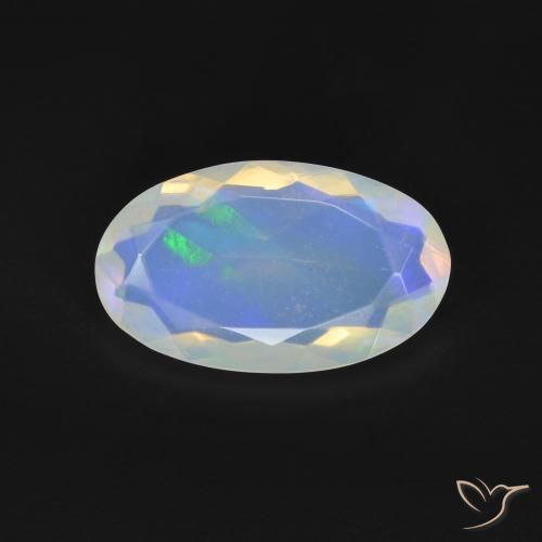2.02ct Natürlicher Mehrfarbig Opal, Oval, Transparent
