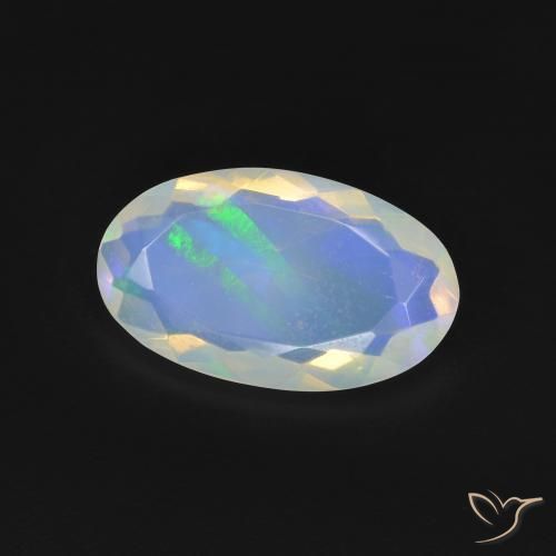 9,17 ctw natürlicher Mehrfarbig Opal, Oval, Transparent