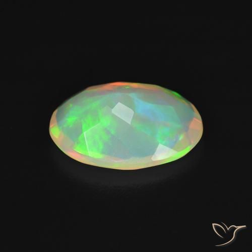 9,17 ctw natürlicher Mehrfarbig Opal, Oval, Transparent