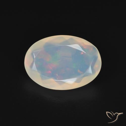 1.82ct Natürlicher Mehrfarbig Opal, Oval, Transparent