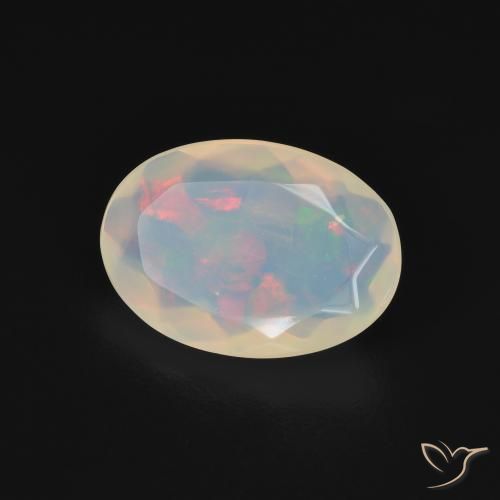 9,17 ctw natürlicher Mehrfarbig Opal, Oval, Transparent