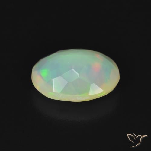 9,17 ctw natürlicher Mehrfarbig Opal, Oval, Transparent