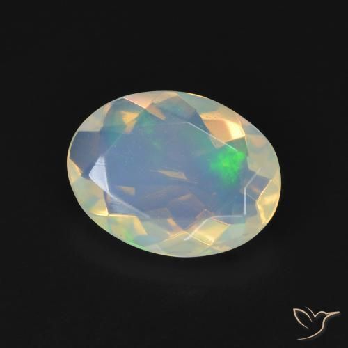 9,17 ctw natürlicher Mehrfarbig Opal, Oval, Transparent