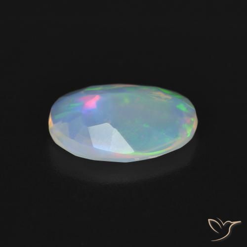 9,17 ctw natürlicher Mehrfarbig Opal, Oval, Transparent