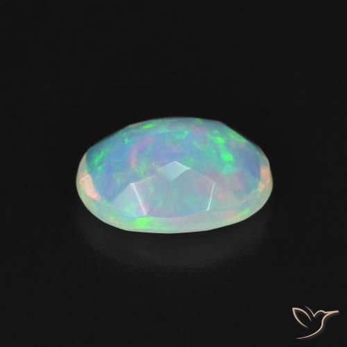 9,17 ctw natürlicher Mehrfarbig Opal, Oval, Transparent
