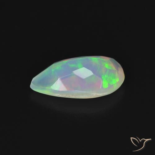 9,17 ctw natürlicher Mehrfarbig Opal, Birnenform, Transparent