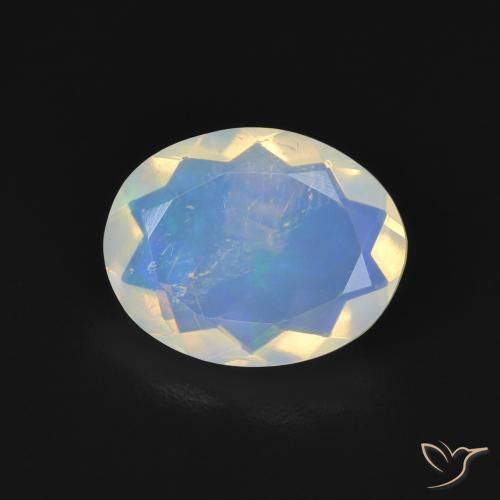 1.89ct Natürlicher Mehrfarbig Opal, Oval, Transparent, Photo A