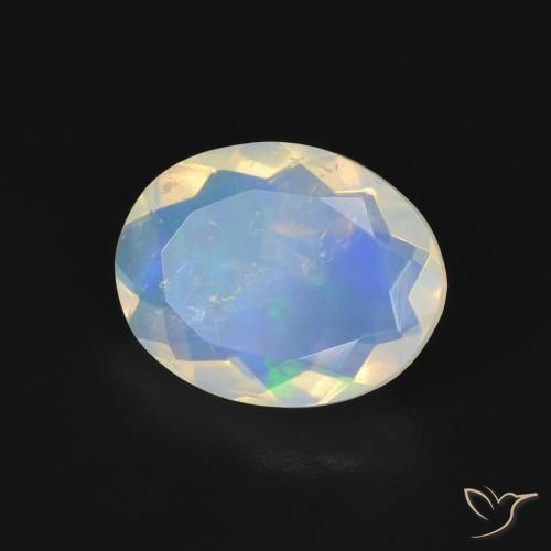 9,17 ctw natürlicher Mehrfarbig Opal, Oval, Transparent