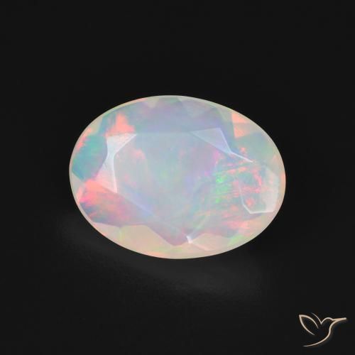 9,17 ctw natürlicher Mehrfarbig Opal, Oval, Lichtdurchlässig
