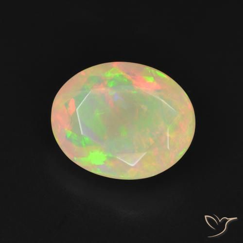 9,17 ctw natürlicher Mehrfarbig Opal, Oval, Lichtdurchlässig
