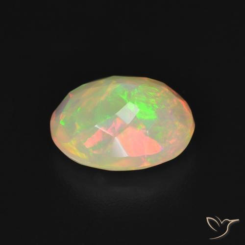 9,17 ctw natürlicher Mehrfarbig Opal, Oval, Lichtdurchlässig