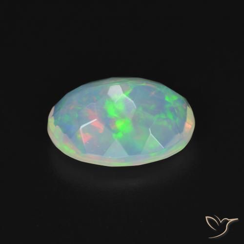 9,17 ctw natürlicher Mehrfarbig Opal, Oval, Transparent