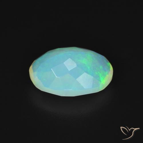 9,17 ctw natürlicher Mehrfarbig Opal, Oval, Transparent