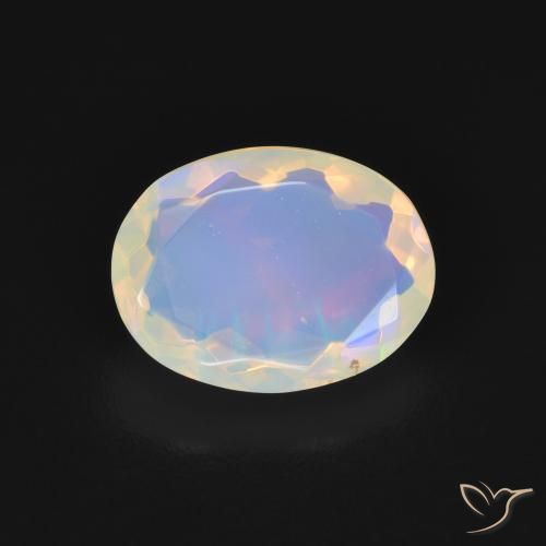 1.68ct Natürlicher Mehrfarbig Opal, Oval, Transparent