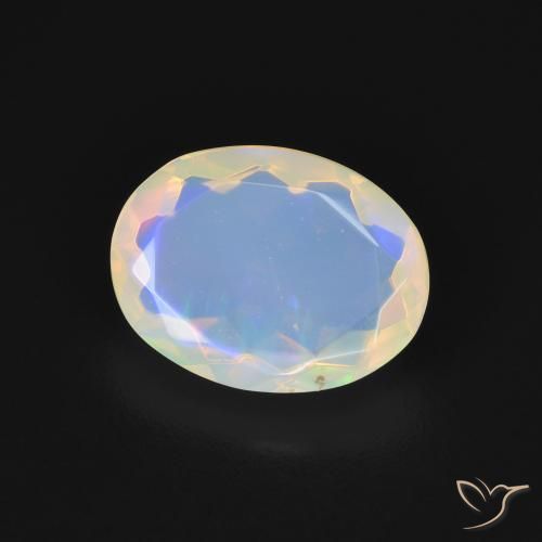 9,17 ctw natürlicher Mehrfarbig Opal, Oval, Transparent
