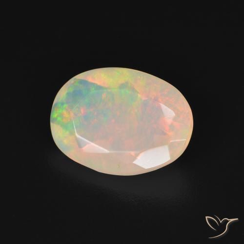 9,17 ctw natürlicher Mehrfarbig Opal, Oval, Transparent