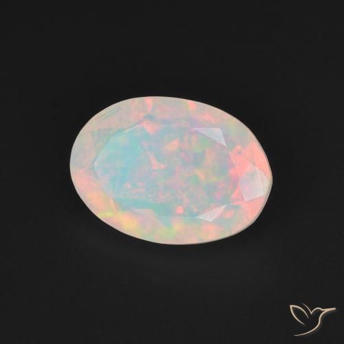9,17 ctw natürlicher Mehrfarbig Opal, Oval, Lichtdurchlässig