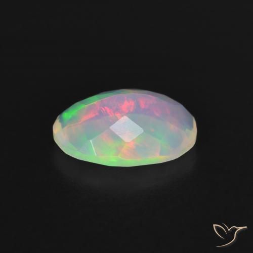 9,17 ctw natürlicher Mehrfarbig Opal, Oval, Transparent