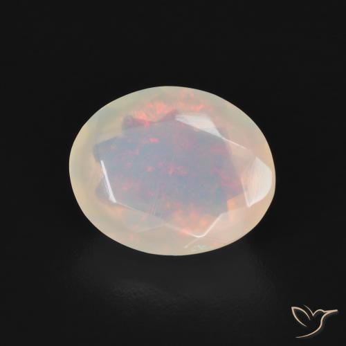 9,17 ctw natürlicher Mehrfarbig Opal, Oval, Transparent