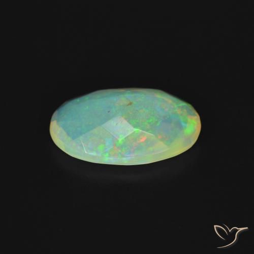 9,17 ctw natürlicher Mehrfarbig Opal, Oval, Transparent