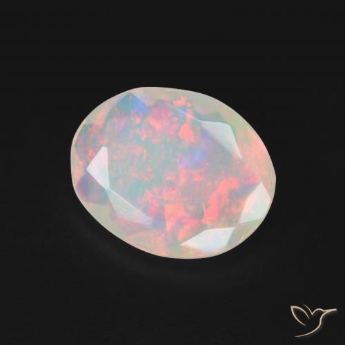 9,17 ctw natürlicher Mehrfarbig Opal, Oval, Lichtdurchlässig