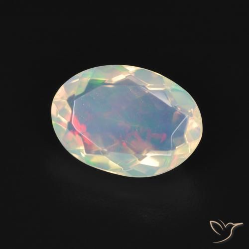 9,17 ctw natürlicher Mehrfarbig Opal, Oval, Transparent