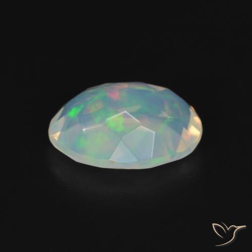 9,17 ctw natürlicher Mehrfarbig Opal, Oval, Transparent