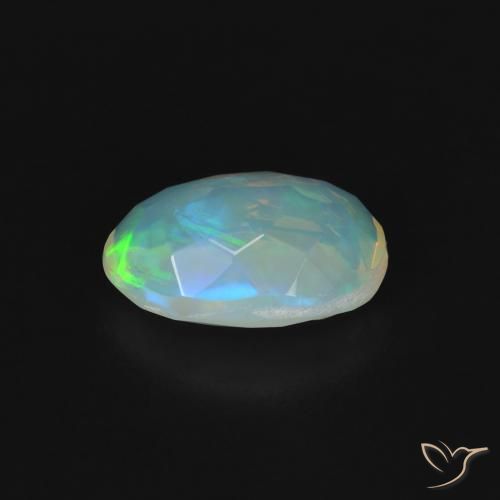 9,17 ctw natürlicher Mehrfarbig Opal, Oval, Transparent