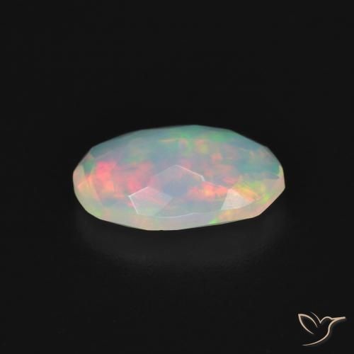 9,17 ctw natürlicher Mehrfarbig Opal, Oval, Transparent