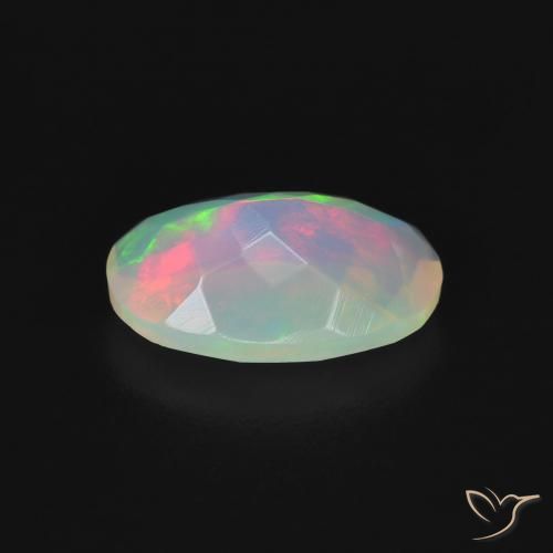9,17 ctw natürlicher Mehrfarbig Opal, Oval, Transparent