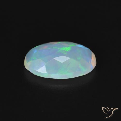 9,17 ctw natürlicher Mehrfarbig Opal, Oval, Transparent