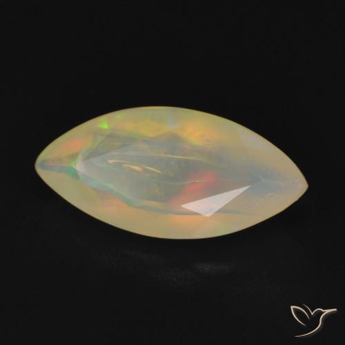 9,17 ctw natürlicher Mehrfarbiges Weiß Opal, Marquise, Transparent