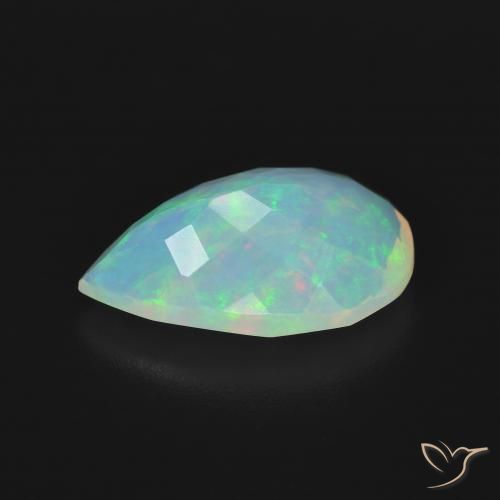 9,17 ctw natürlicher Mehrfarbig Opal, Birnenform, Transparent