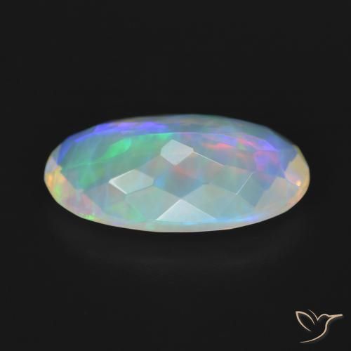 9,17 ctw natürlicher Mehrfarbig Opal, Oval, Transparent