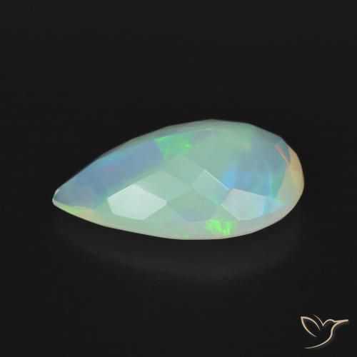 9,17 ctw natürlicher Mehrfarbig Opal, Birnenform, Transparent