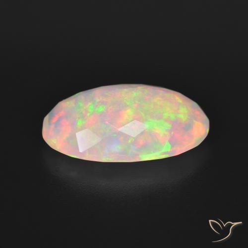 9,17 ctw natürlicher Mehrfarbig Opal, Oval, Transparent