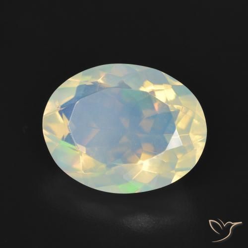 9,17 ctw natürlicher Mehrfarbig Opal, Oval, Transparent
