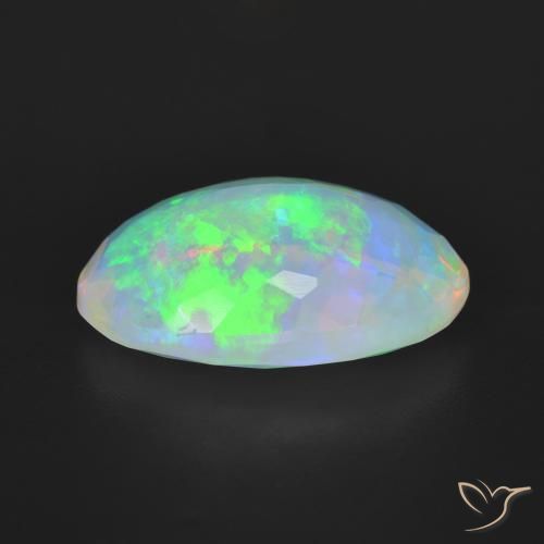 9,17 ctw natürlicher Mehrfarbig Opal, Oval, Transparent