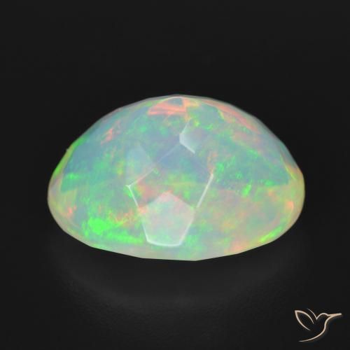 9,17 ctw natürlicher Mehrfarbig Opal, Oval, Transparent