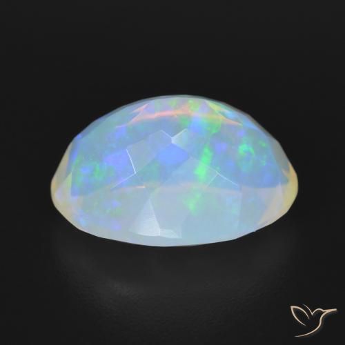 9,17 ctw natürlicher Mehrfarbig Opal, Oval, Transparent
