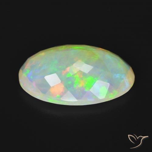 9,17 ctw natürlicher Mehrfarbig Opal, Oval, Transparent
