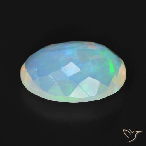 9,17 ctw natürlicher Mehrfarbig Opal, Oval, Transparent