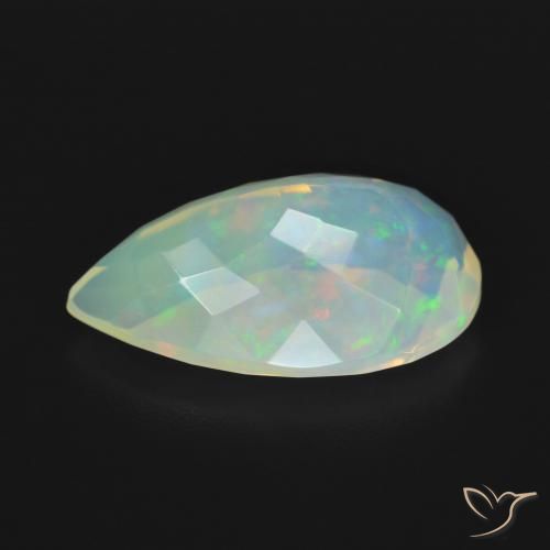 9,17 ctw natürlicher Mehrfarbig Opal, Birnenform, Transparent
