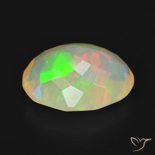 9,17 ctw natürlicher Mehrfarbig Opal, Oval, Transparent